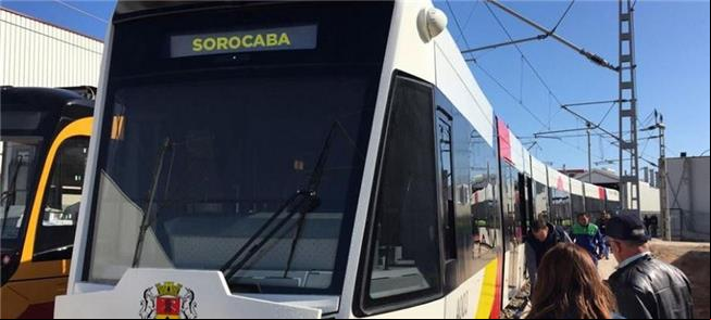 Projeção de como será o metrô de superfície soroca