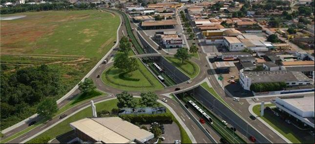 Projeto da via para o futuro VLT de Cuiabá