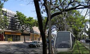 Projeto do VLT de Brasília, que pode não sair do p