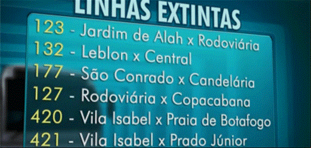 Alterações nas linhas de ônibus do Rio começam hoj
