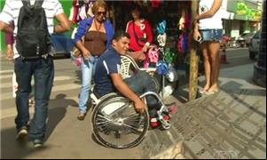 Rampa com grande inclinação prejudica cadeirantes