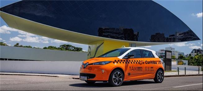 Renault lança serviço de táxi elétrico em Curitiba