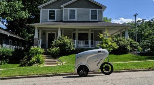 Robô REV-1, pensado para circular em ciclovias