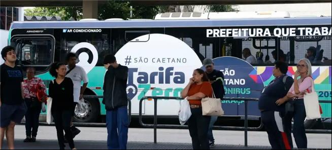 São Caetano, na Grande SP: tarifa zero desde 2023