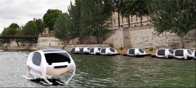 SeaBubbles navegarão nas águas do Sena no ano que