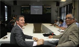 Secretário Sílvio Sousa (E) e José Carlos Xavier G