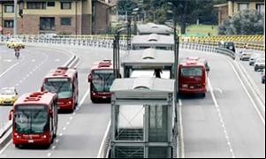 Sistema BRT em funcionamento em Bogotá, na Colômbi