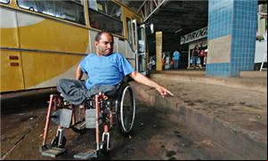 Sistema de transporte público não é adaptado