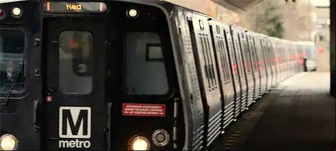 Trem da Linha Vermelha em Washington