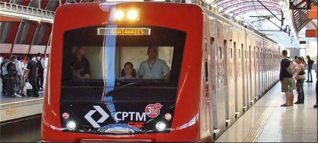 Trem Intercidades em Campinas