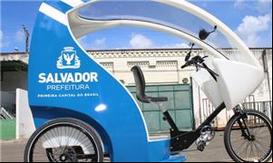 Triciclo velo-táxi vai começar a operar em Salvado
