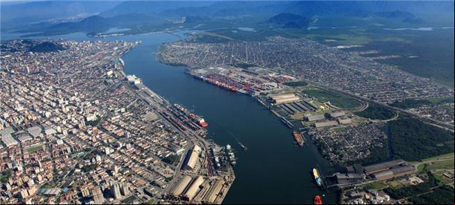 Túnel atravessará o Canal do Porto de Santos, em S