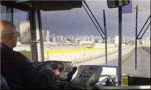 Vista da cabine operação