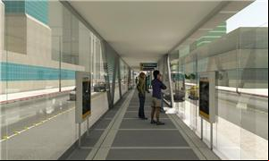 Vista de uma das estações