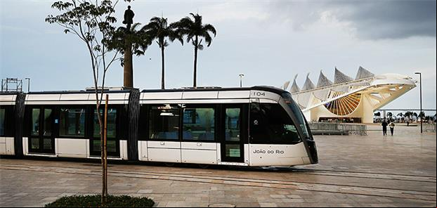 VLT em frente ao Museu do Amanhã, na zona portuári