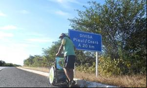 Zé do Pedal chegando no Ceará