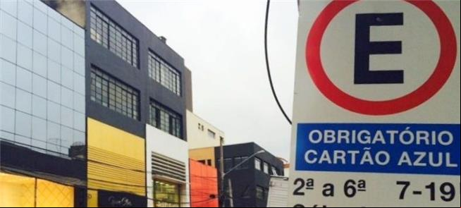 Zona Azul no bairro do Bom Retiro, em São Paulo